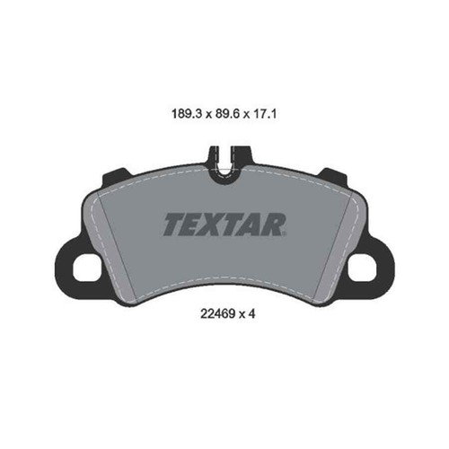 Textar kit pastiglie freno - textar,